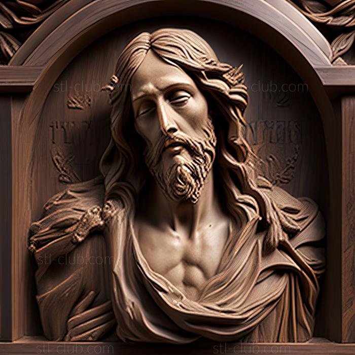 3D model st jesus (STL)